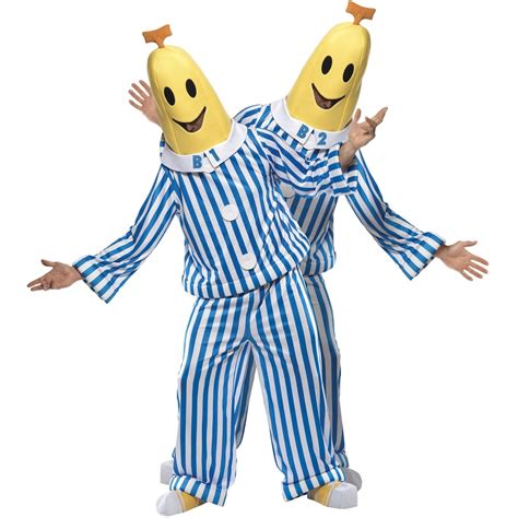 Buy Bananas In Pajamas Adult Costume Pyjamas TV Show Gift Fancy Dress Cosplay B1 B2 Online in ...