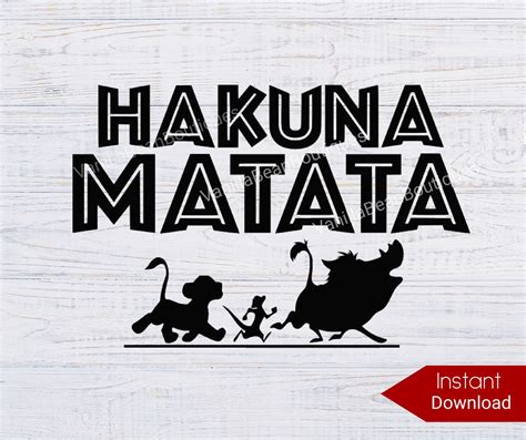 Lion King Svg Hakuna Matata Svg Simba Svg Lion King Clipart | The Best Porn Website