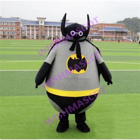 Fascinating Fat Batman Mascot Costume