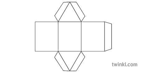 triangular prism 3d shape nets craft activity updated 2019 maths ks1