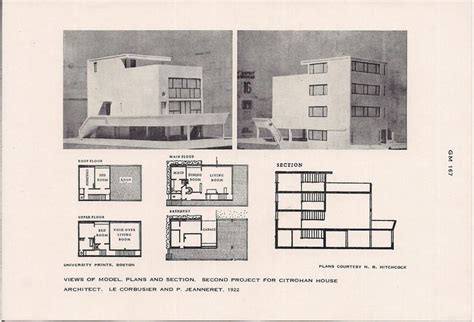 Citrohan House. Second Project 1922. | Arquitetura