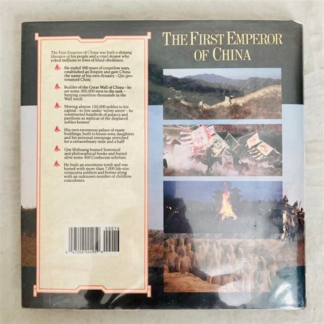 1989 "The First Emperor of China" First Edition History Art Photo Book ...