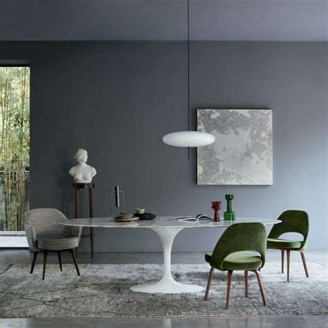 SAARINEN TULIP TABLE with black base - Deloudis E-shop - Contemporary Design Furniture Online