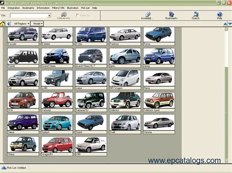 Suzuki Worldwide Automotive EPC 2011 Spare Parts Catalog Download