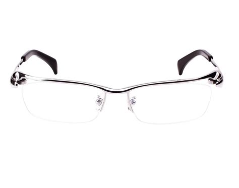 Agstum Pure Titanium Half Rimless Optical Business Glasses Frame Clear Lens Clothing Men's Clothing