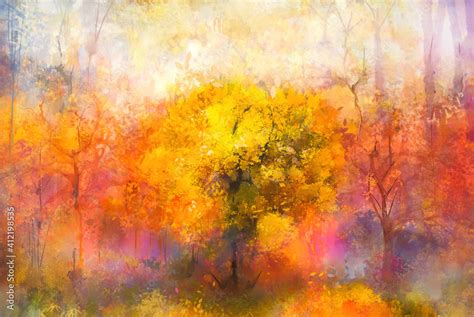 Abstract Autumn Paintings