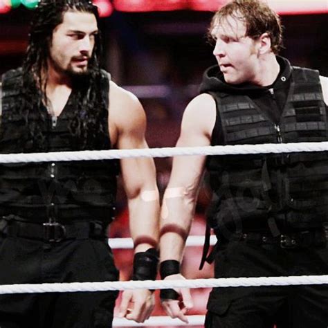 The Shield: Roman Reigns (L) and Dean Ambrose (R) | Roman reigns dean ...