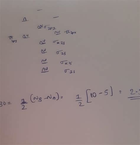 What is the bond order of N2-? - Brainly.in