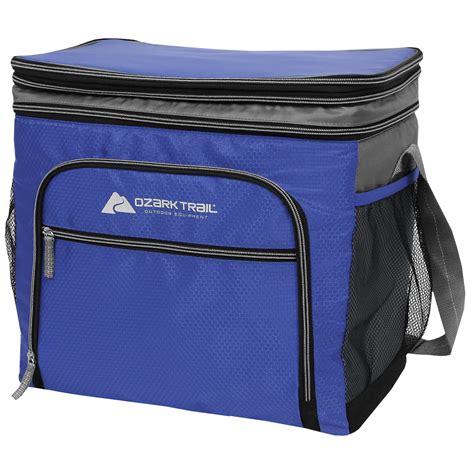 Ozark Trail 24-Can Soft Side Thermocooler with Removable Hardliner Insert, Blue - Walmart.com