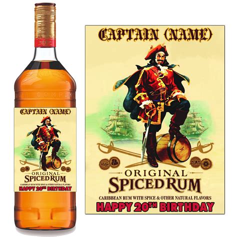 Captain Morgan Bottle Label