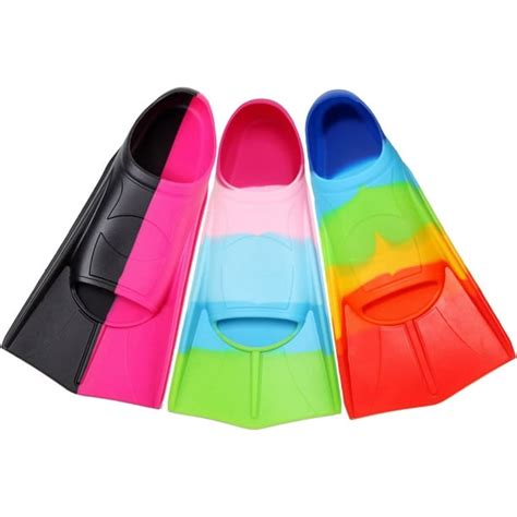 Kids Swim Fins,Short Youth Fins Swimming Flippers for Lap Swimming and ...