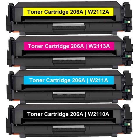 Compatible HP 206A Toner Cartridge - 4 Pack-12349330