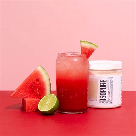 Isopure Collagen Watermelon Cooler | Watermelon cooler, Collagen ...