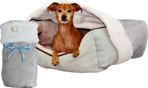 Amazon.com : BedHug Best Dog Blanket - Attaches to Your Own Pet Bed - Soft Burrow, Bed Blankets ...