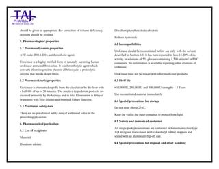 Urokinase for Injection Taj Pharma SmPC | PPT