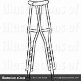 Crutches Coloring Pages sketch template