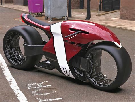 What an All-Electric Maserati Motorcycle Could Look Like - The Flighter