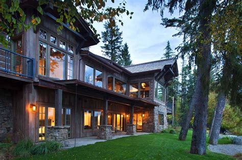 Breathtaking Montana lake house offers timeless rustic elegance