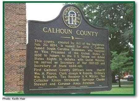 Calhoun County - Georgia Historical Society