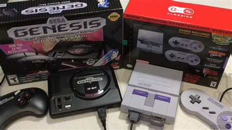 Sega Genesis Mini vs. Super NES Classic Edition · Battle of the 16-bit ...