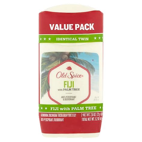 Old Spice Fiji with Palm Tree Anti-Perspirant & Deodorant Value Pack, 2 ...