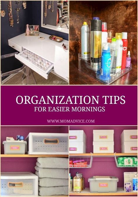 Organization Tips for Easier Mornings