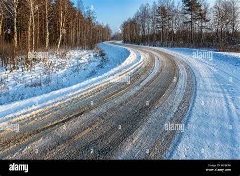 Russian winter landscape Stock Photo - Alamy