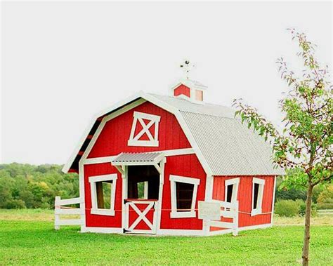 The Barn Playhouse | Play houses, Barn playhouse, House yard