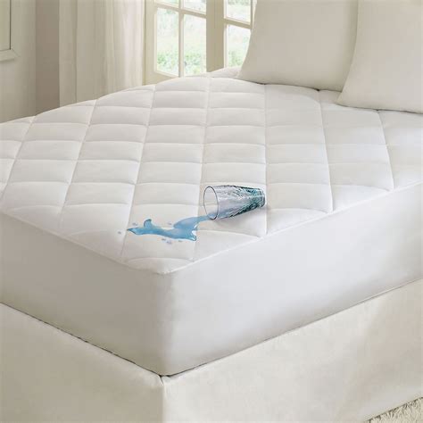 Quiet Nights Quilted Waterproof Mattress Pad from Madison Park