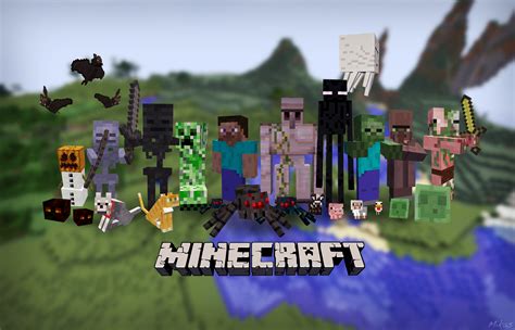 Minecraft Mobs Wallpaper