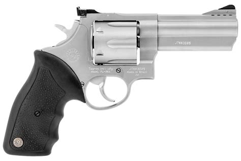 Taurus Model 44 Stainless 44 Magnum Double-Action Revolver with 4 inch ...