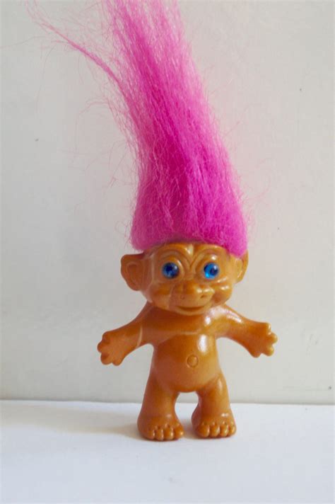 Vintage PMS 1980s 1990s Pink Hair Troll Doll Figure | Etsy