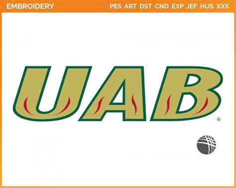 UAB Blazers - Wordmark Logo (2015) - College Sports Embroidery Logo in ...