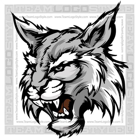 Cute Wildcat Clipart Mascot