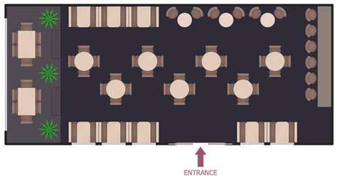 Cafe Floor Plans | Professional Building Drawing