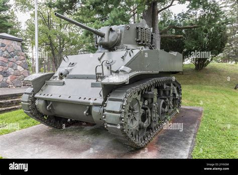 US M5A1 Stuart Light Tank Stock Photo: 154876532 - Alamy