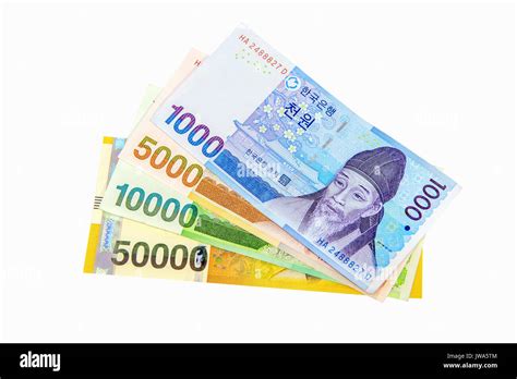 South korean won currency Cut Out Stock Images & Pictures - Alamy