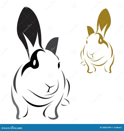 Vector Image Of An Rabbit Royalty Free Stock Images - Image: 28852499