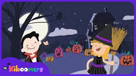 Halloween freeze dance the kiboomers halloween song circle time game ...