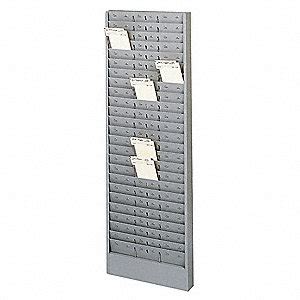 BUDDY PRODUCTS Time Card Rack,25 or 75 Cards,40-3/16"H - 49J427|0805-1 - Grainger