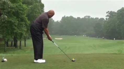 Social Media Reacts To Improved Charles Barkley Golf Swing