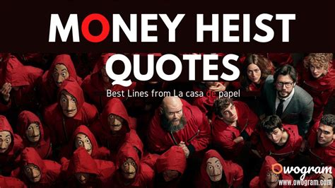 42 La Casa de Papel Quotes (Money Heist Best Lines) - Owogram