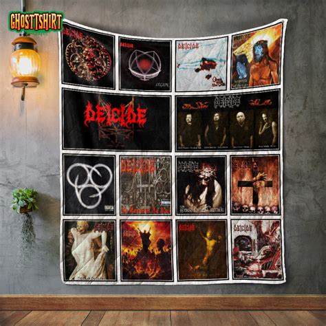 Deicide Album Covers Quilt Blanket