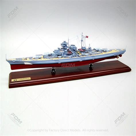 KMS Bismarck 2 Model Ship | Factory Direct Models