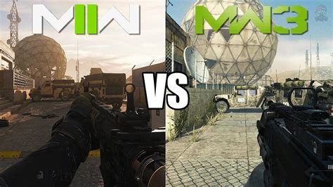 Dome Map Comparison (4K) - Modern Warfare 2 (2022) VS Modern Warfare 3 (2011)