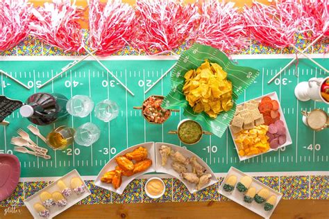 Score With A Super Bowl Snack Table - Revel and Glitter