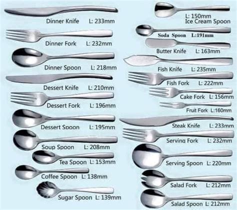 TYPES OF SPOON TYPES OF SPOON... - Kitchen digita items | Facebook