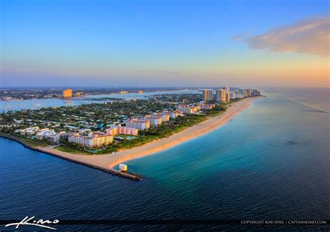 Palm Beach Inlet and Singer Island Condos Aeiral of Beach | HDR Photography by Captain Kimo