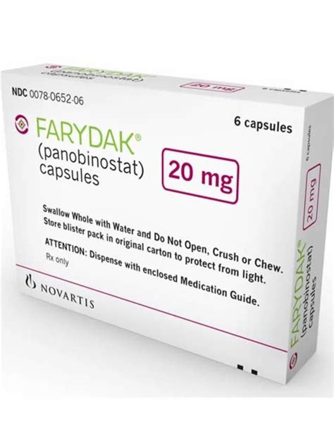 Farydak Panobinostat Capsule, 6*1 at best price in Surat | ID: 2849033391691