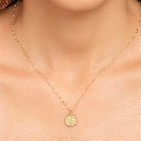 Coin Pendant in Solid Gold - Talu RocknGold